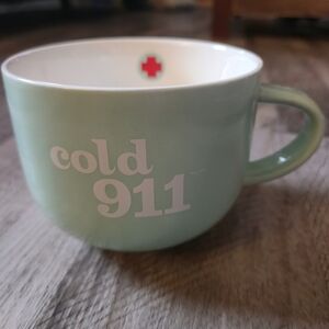 DAVIDsTEA Mint Green Cold 911 Oversized Soup Mug Retired HTF Cozecore